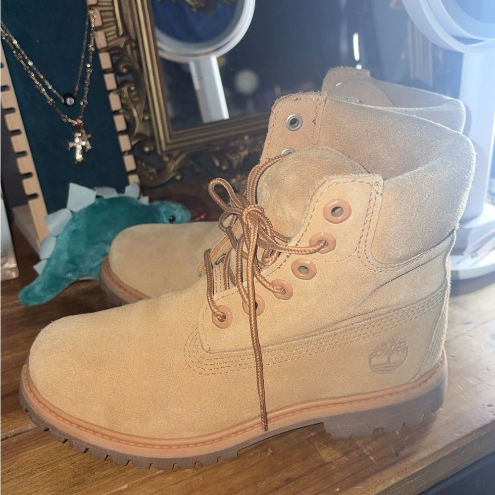 Timberland Light Brown Suede Boots